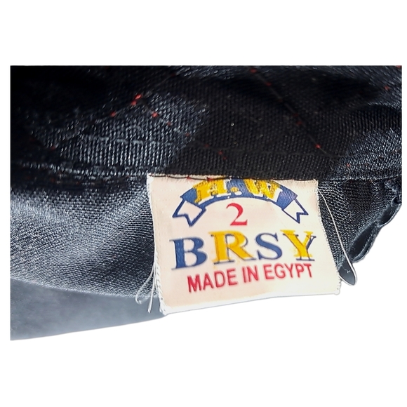 BRSY Embroidered Long Kaftan Dress / Tunic.| Made in Egypt | Black & Red | NWOT - Picture 6 of 6